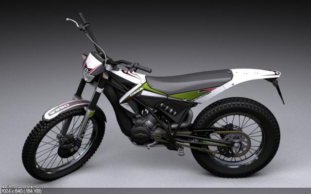Концепт байка Ossa Explorer
