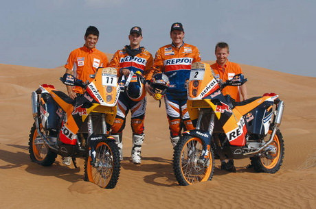 Конкуренты KTM на ралли Дакар-2012 Конкуренты KTM на ралли Дакар-2012