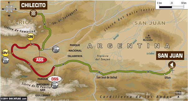 Итоги четвёртого дня ралли «Дакар-2012»: San Juan – Chilecito