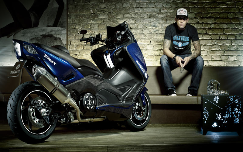 Маркус Вальц и Yamaha T-Max