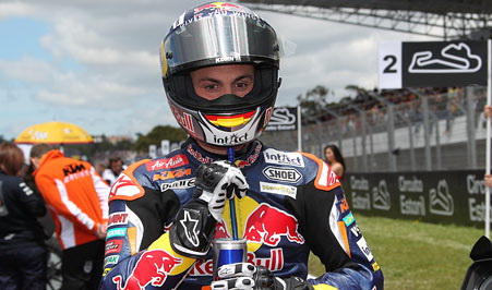 Третья практика в классе Moto3 Третья практика в классе Moto3