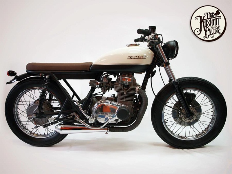 Еще одни продукт Free Kustom Cycles, переделка Kawasaki KZ400