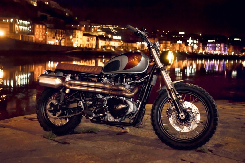 «Журавль» от Ton Up Garage на базе Triumph Scrambler. 