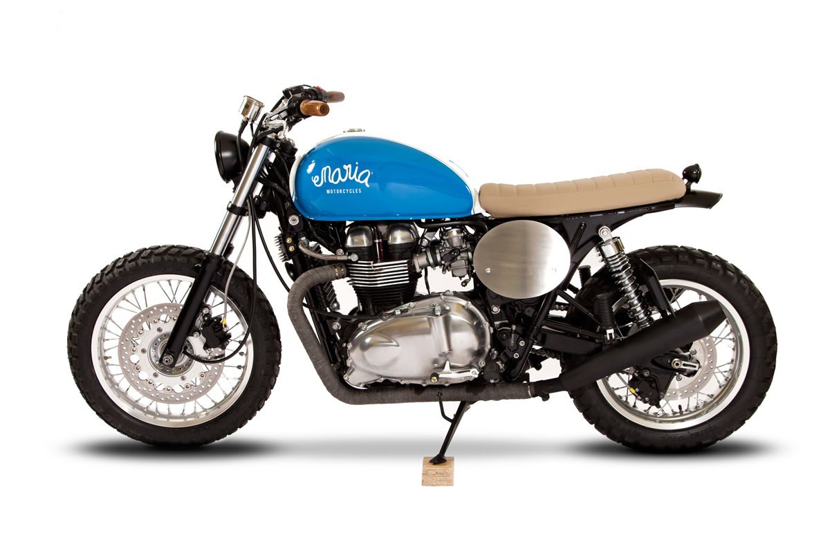 Mighty Blue – новый аппарат от костомайзеров Maria Motorcycles. Mighty Blue – новый аппарат от костомайзеров Maria Motorcycles.