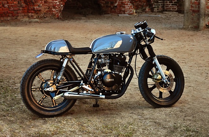 В Volure Cycles создали первый кафе рейсер Yamaha XS400. 