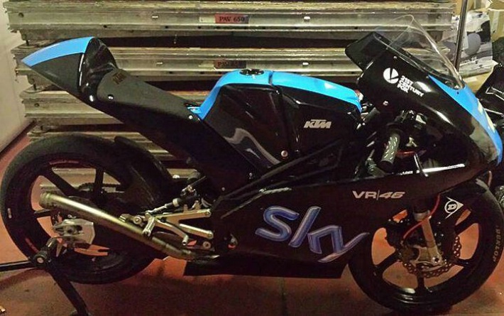 Команда Team Sky VR46 представила свои цвета Команда Team Sky VR46 представила свои цвета
