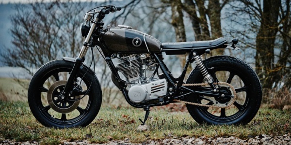 Кастом байк Yamaha SR500 от немецкой мастерской Scramblers Motorcycles