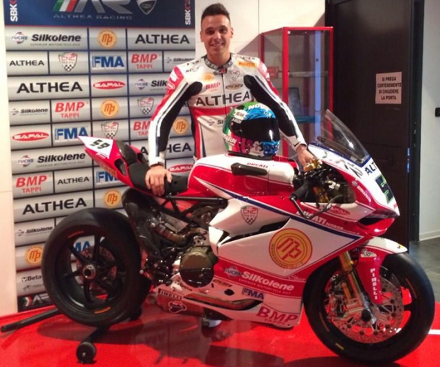 Никколо Канепа  и Althea Ducati готовятся к первому этапу