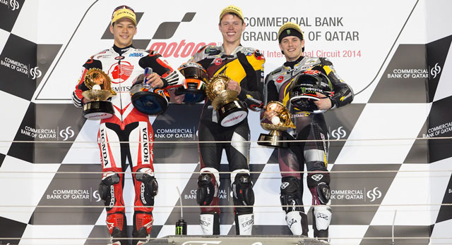В классе Moto2 в тройке лидеров каждый пилот дает свою оценку этапа В классе Moto2 в тройке лидеров каждый пилот дает свою оценку этапа