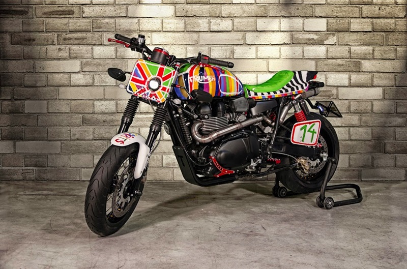 Кастом Harlequin Tracker от Ури из Free Spirits Motorcycles