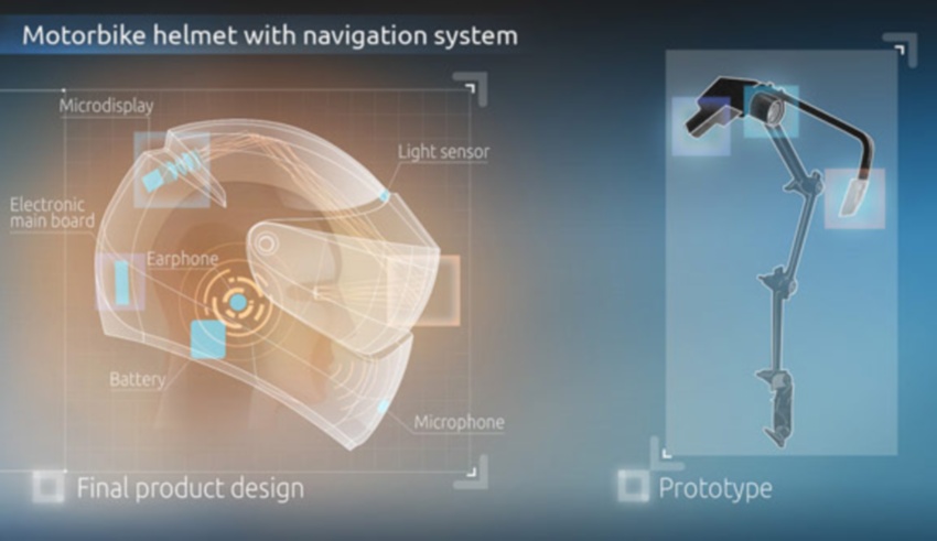 Умный мотошлем разработан в России