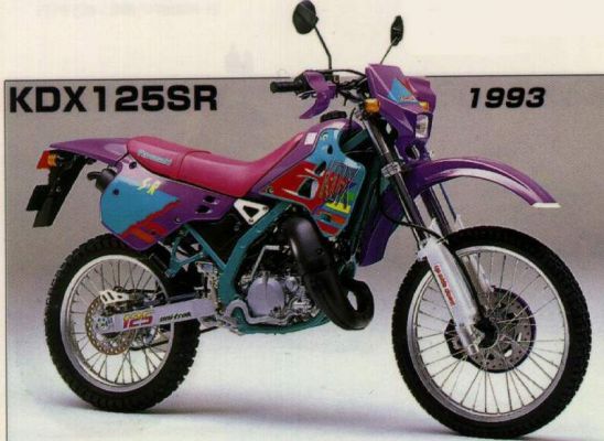 Мотоцикл KDX 125SR (1993) Фотография KDX 125SR (1993)