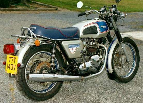 Фотография Bonneville 750 T140V Silver Jubilee (1977)