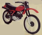 Информация по эксплуатации, максимальная скорость, расход топлива, фото и видео мотоциклов XR250R (1979)