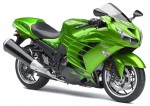 Информация по эксплуатации, максимальная скорость, расход топлива, фото и видео мотоциклов ZZR1400 (ZX-14) (2012)